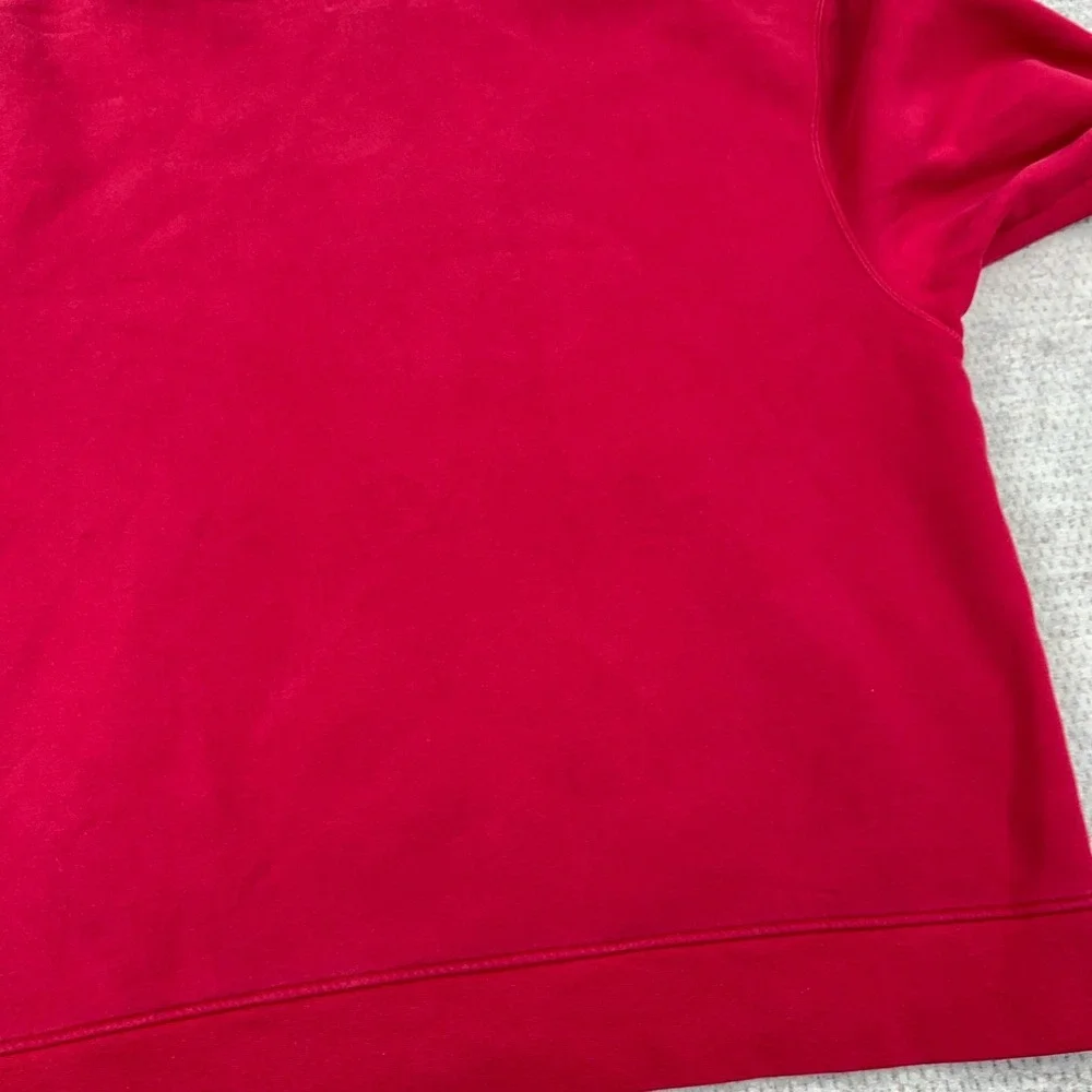 Jordan Hoodie Men XL Red‎ Black Sweatshirt Jump Man Air Y2K Loose Fit Adult
